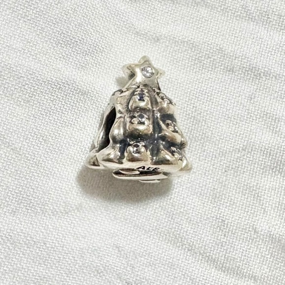 Pandora Christmas Tree Charm Sterling Silver‎ Holiday Bead ALE S925 - Picture 1 of 4